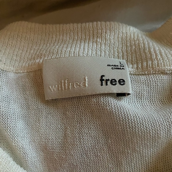 Aritzia - Wilfred - Sheer Crop Sweater - L - Picture 3 of 3